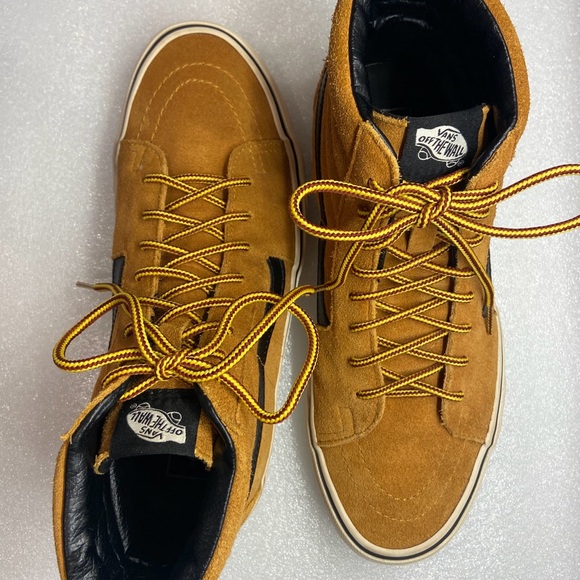 VANS Sk8 Hi Wheat Suede TanSk8 Skate 👟 Size Women's 9.5/Men’s 8 - Picture 2 of 9
